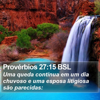 Provérbios 27:15 BSL Bible Verse Image