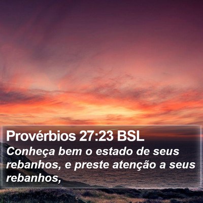 Provérbios 27:23 BSL Bible Verse Image