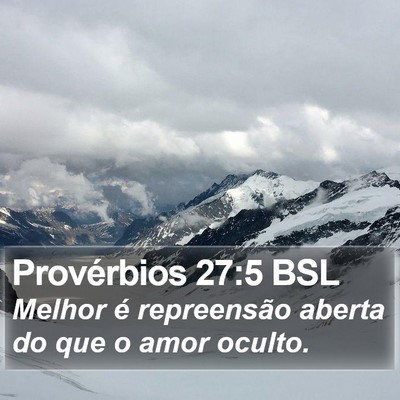 Provérbios 27:5 BSL Bible Verse Image