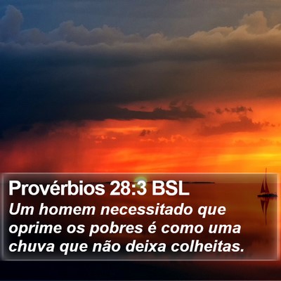 Provérbios 28:3 BSL Bible Verse Image