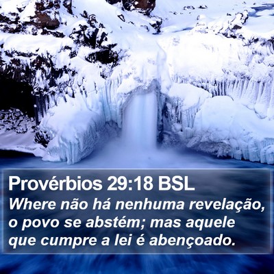 Provérbios 29:18 BSL Bible Verse Image