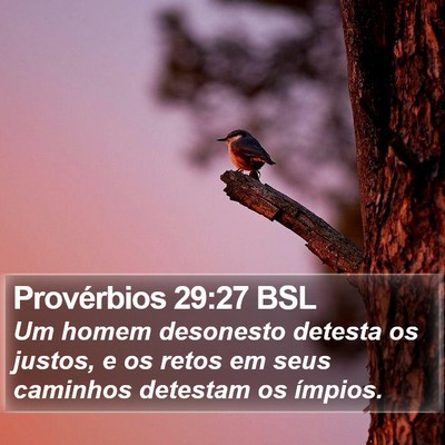 Provérbios 29:27 BSL Bible Verse Image