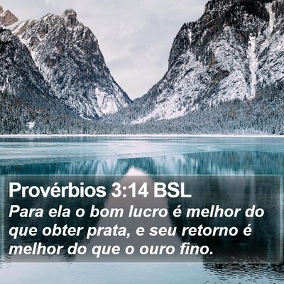 Provérbios 3:14 BSL Bible Verse Image