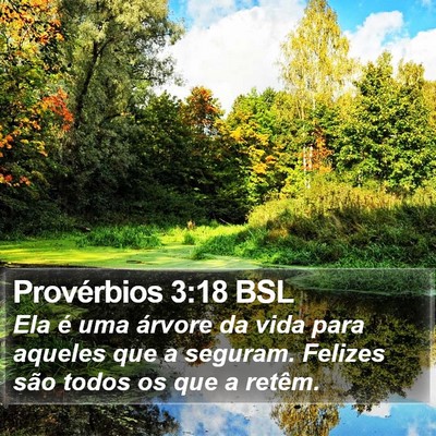 Provérbios 3:18 BSL Bible Verse Image