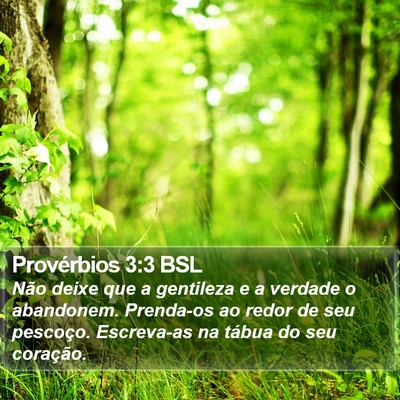 Provérbios 3:3 BSL Bible Verse Image