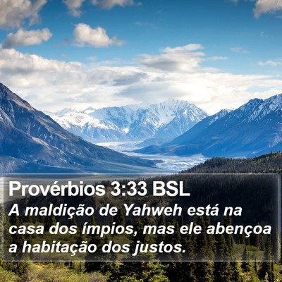 Provérbios 3:33 BSL Bible Verse Image
