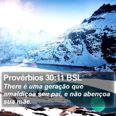 Provérbios 30:11 BSL Bible Verse Image