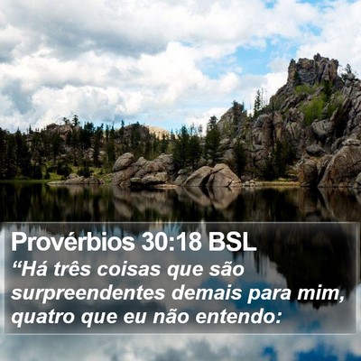 Provérbios 30:18 BSL Bible Verse Image