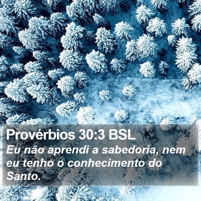 Provérbios 30:3 BSL Bible Verse Image