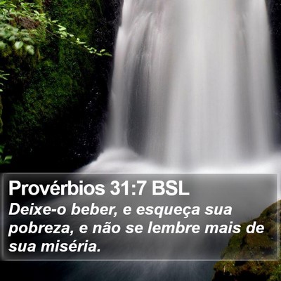 Provérbios 31:7 BSL Bible Verse Image