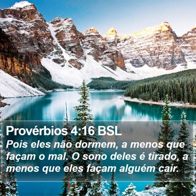 Provérbios 4:16 BSL Bible Verse Image