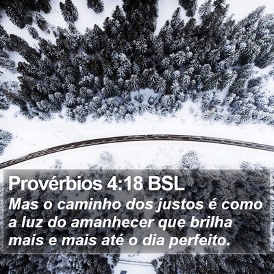 Provérbios 4:18 BSL Bible Verse Image