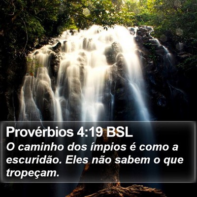 Provérbios 4:19 BSL Bible Verse Image