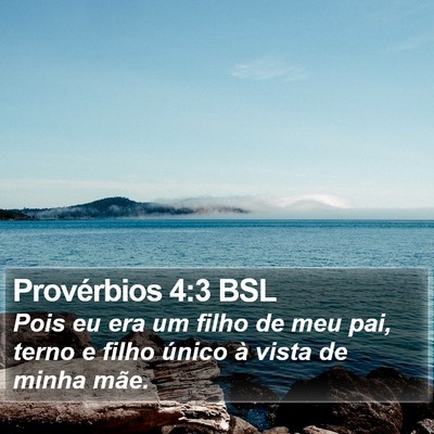 Provérbios 4:3 BSL Bible Verse Image