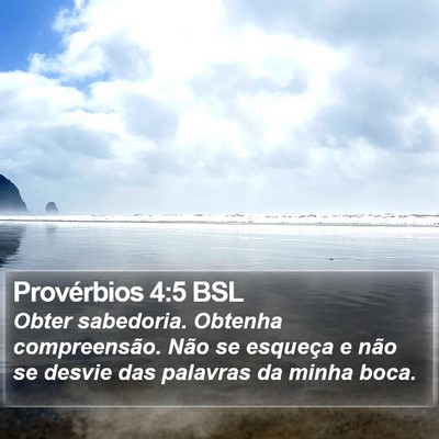 Provérbios 4:5 BSL Bible Verse Image