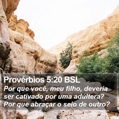 Provérbios 5:20 BSL Bible Verse Image