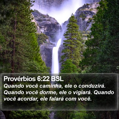 Provérbios 6:22 BSL Bible Verse Image