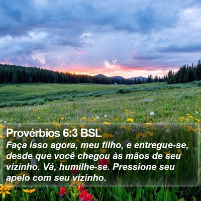 Provérbios 6:3 BSL Bible Verse Image