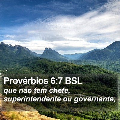 Provérbios 6:7 BSL Bible Verse Image