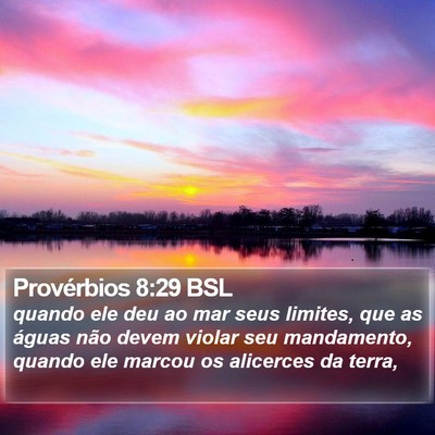 Provérbios 8:29 BSL Bible Verse Image