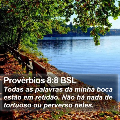 Provérbios 8:8 BSL Bible Verse Image