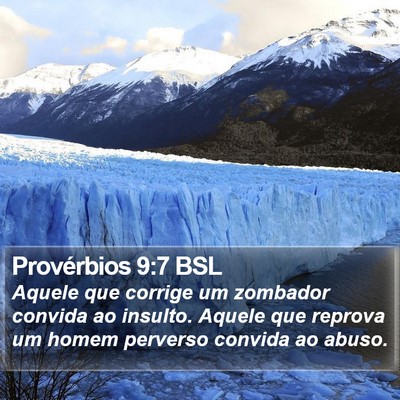 Provérbios 9:7 BSL Bible Verse Image