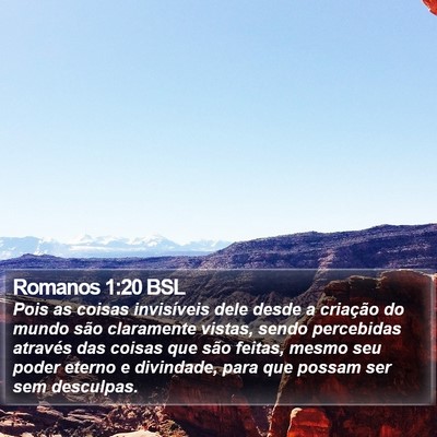 Romanos 1:20 BSL Bible Verse Image