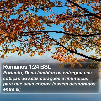 Romanos 1:24 BSL Bible Verse Image