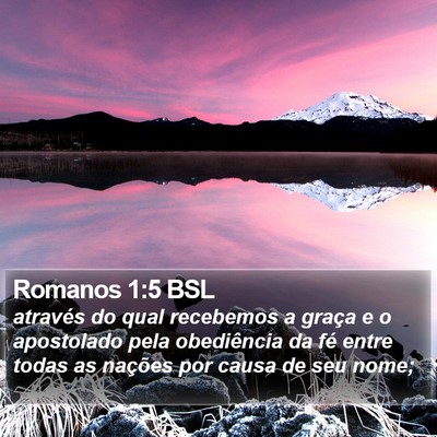 Romanos 1:5 BSL Bible Verse Image