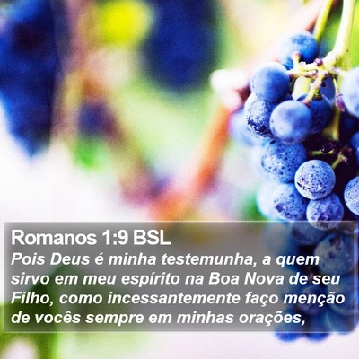 Romanos 1:9 BSL Bible Verse Image