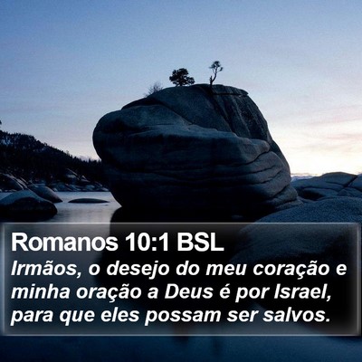Romanos 10:1 BSL Bible Verse Image