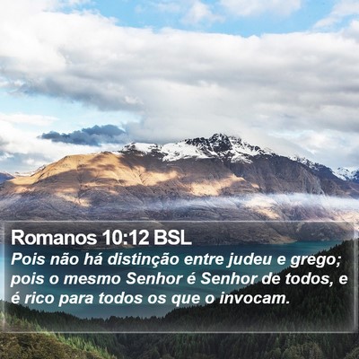 Romanos 10:12 BSL Bible Verse Image