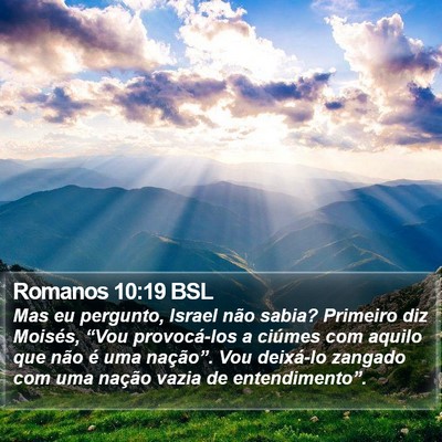 Romanos 10:19 BSL Bible Verse Image