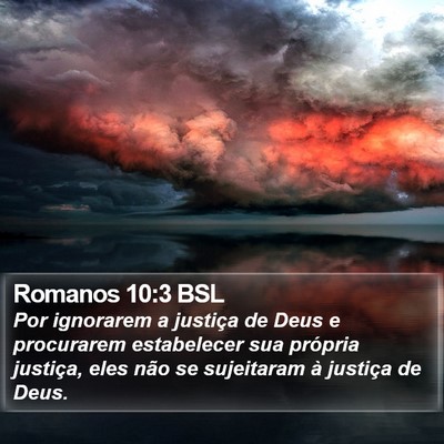 Romanos 10:3 BSL Bible Verse Image