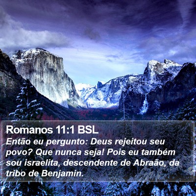 Romanos 11:1 BSL Bible Verse Image