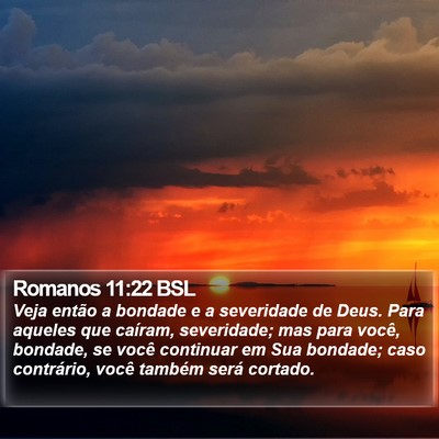 Romanos 11:22 BSL Bible Verse Image
