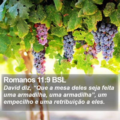 Romanos 11:9 BSL Bible Verse Image