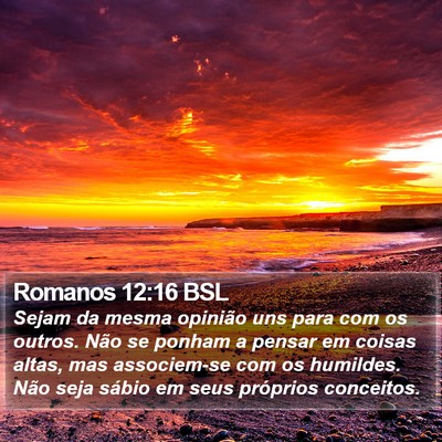 Romanos 12:16 BSL Bible Verse Image