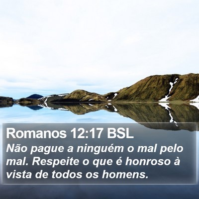 Romanos 12:17 BSL Bible Verse Image