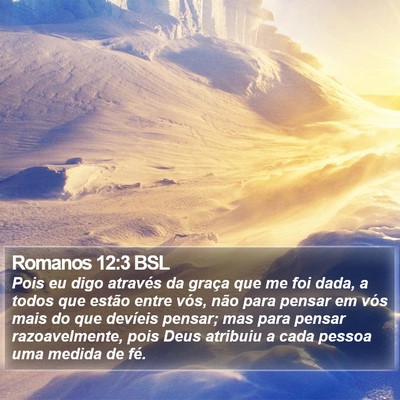 Romanos 12:3 BSL Bible Verse Image