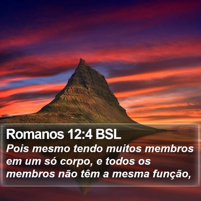 Romanos 12:4 BSL Bible Verse Image