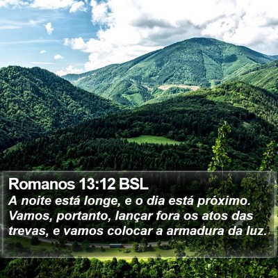 Romanos 13:12 BSL Bible Verse Image