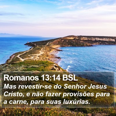 Romanos 13:14 BSL Bible Verse Image