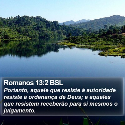Romanos 13:2 BSL Bible Verse Image