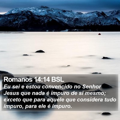Romanos 14:14 BSL Bible Verse Image