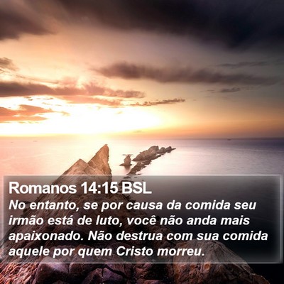 Romanos 14:15 BSL Bible Verse Image