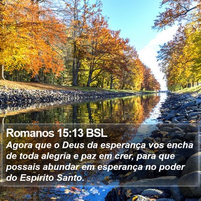 Romanos 15:13 BSL Bible Verse Image