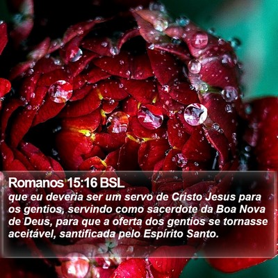 Romanos 15:16 BSL Bible Verse Image