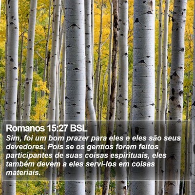 Romanos 15:27 BSL Bible Verse Image