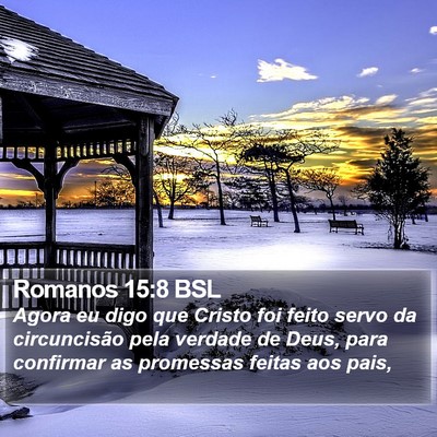Romanos 15:8 BSL Bible Verse Image